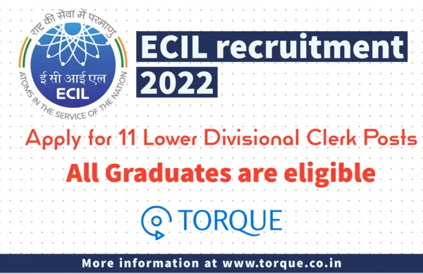 ECIL recruitment 2022