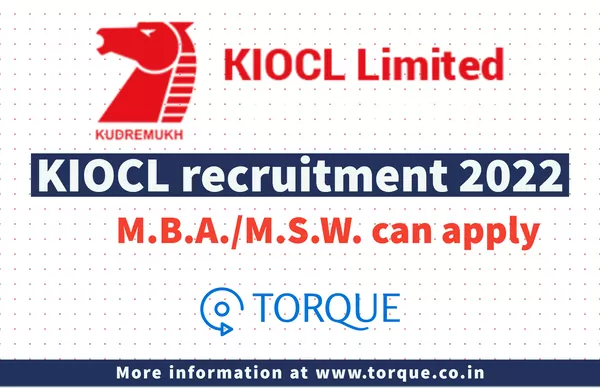 KIOCL Recruitment 2022